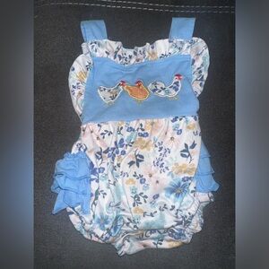Vintage looking baby outfit